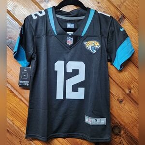 Youth Travis Hunter (#12) Stitched Football Black Jersey